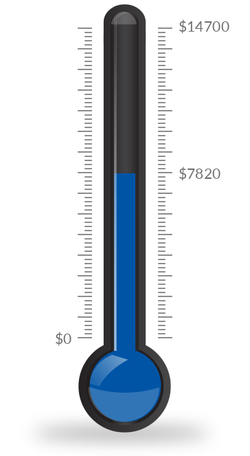 AORE Development Fundraising Progress Thermometer
